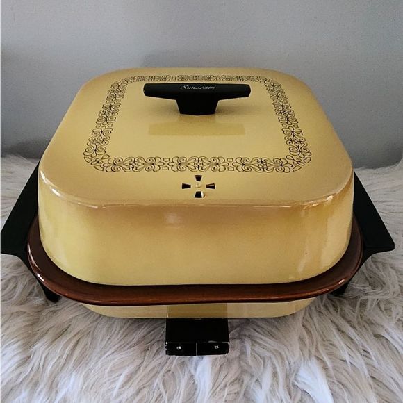Sunbeam Kitchen Vtg Sunbeam Crocker Frypan Electric Skillet Crock